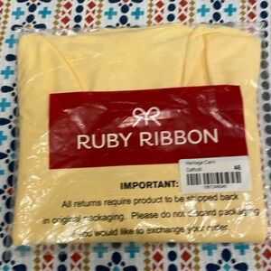 NWT Ruby Ribbon 46 Heritage Cami Shapeware Daffodil Yellow